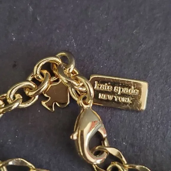 Kate Spade New York Gold-Plated Sardinian Sun Spray Bib Necklace - Picture 3 of 7